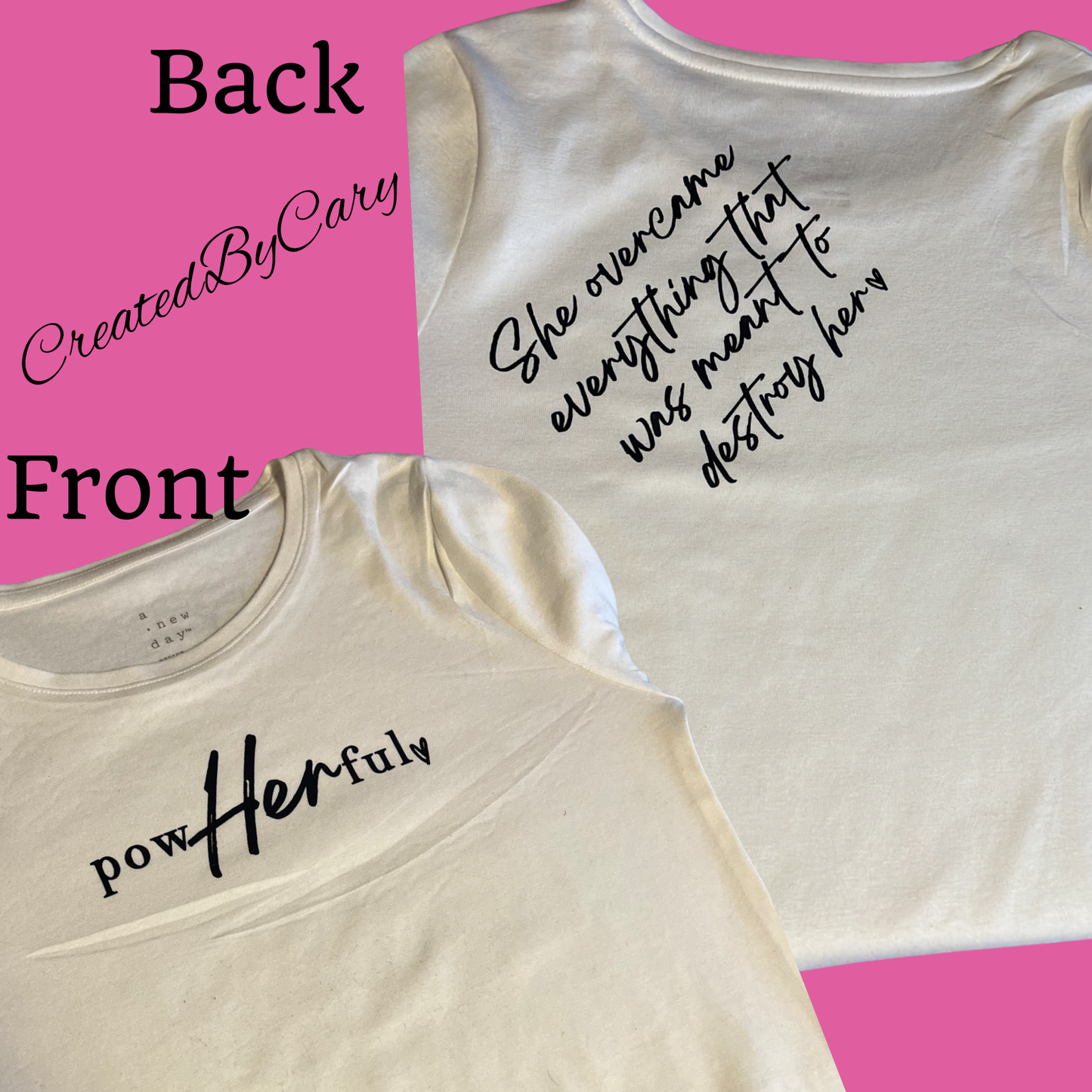 PowHERful muscle tank crop top