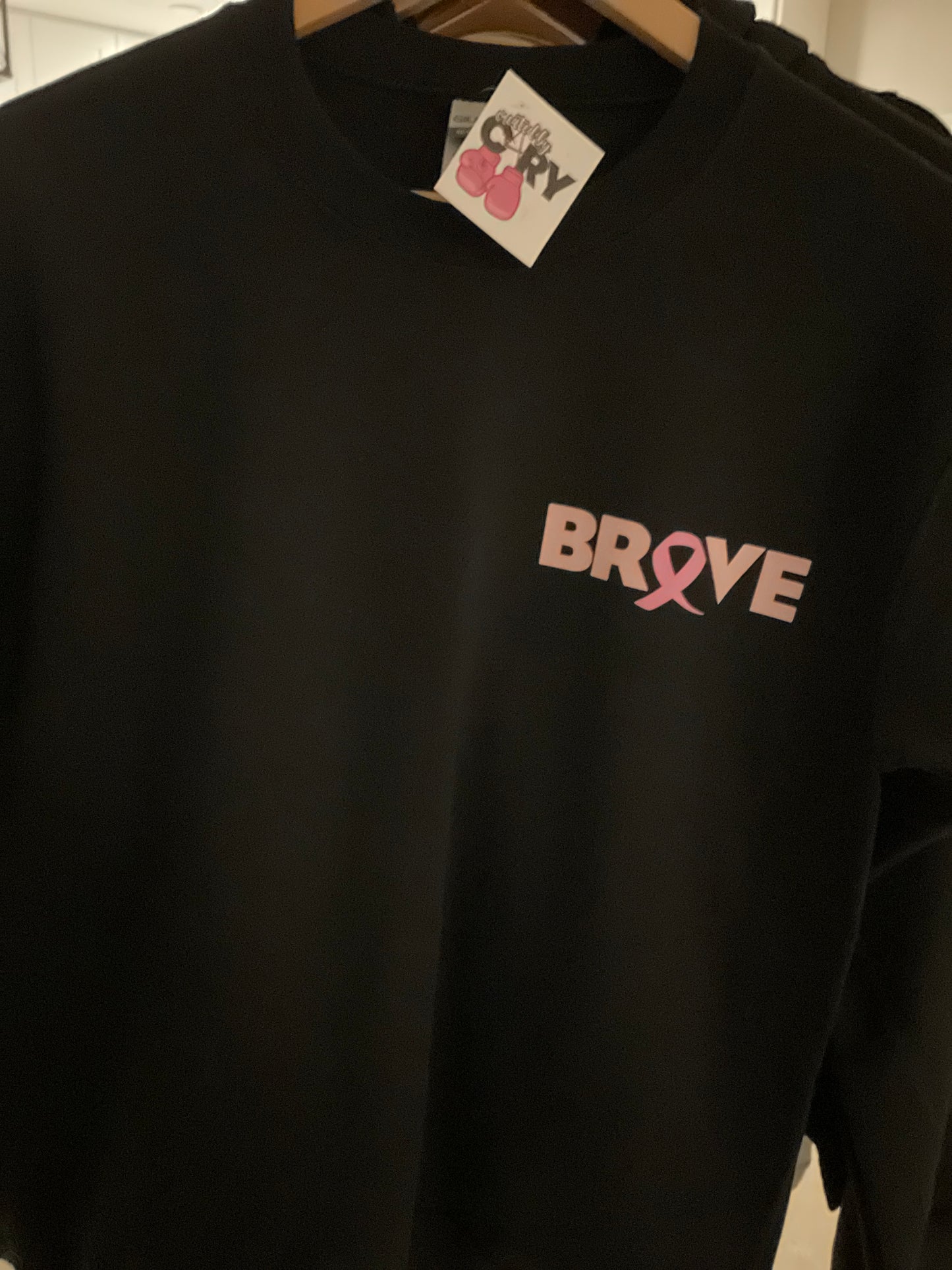 FIGHT/BRAVE Unisex breast cancer sweatshirt
