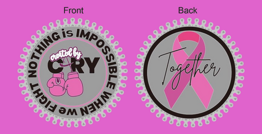 Breast Cancer Fundraiser Challenge Coin