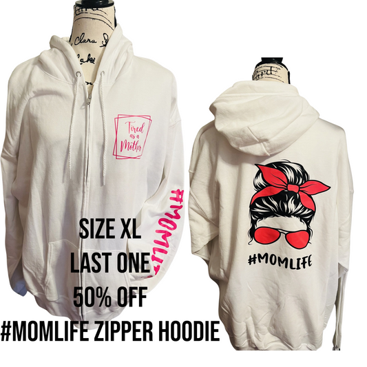 Mom Life zipper hoodies
