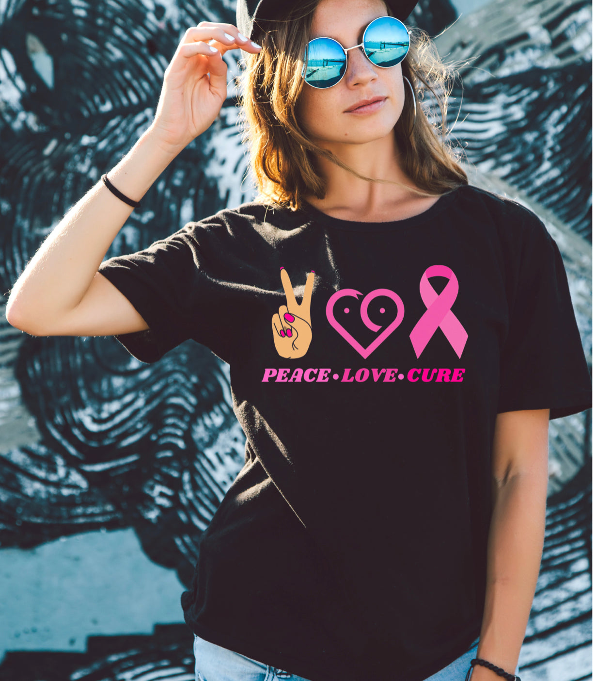 PEACE LOVE CURE T-Shirt