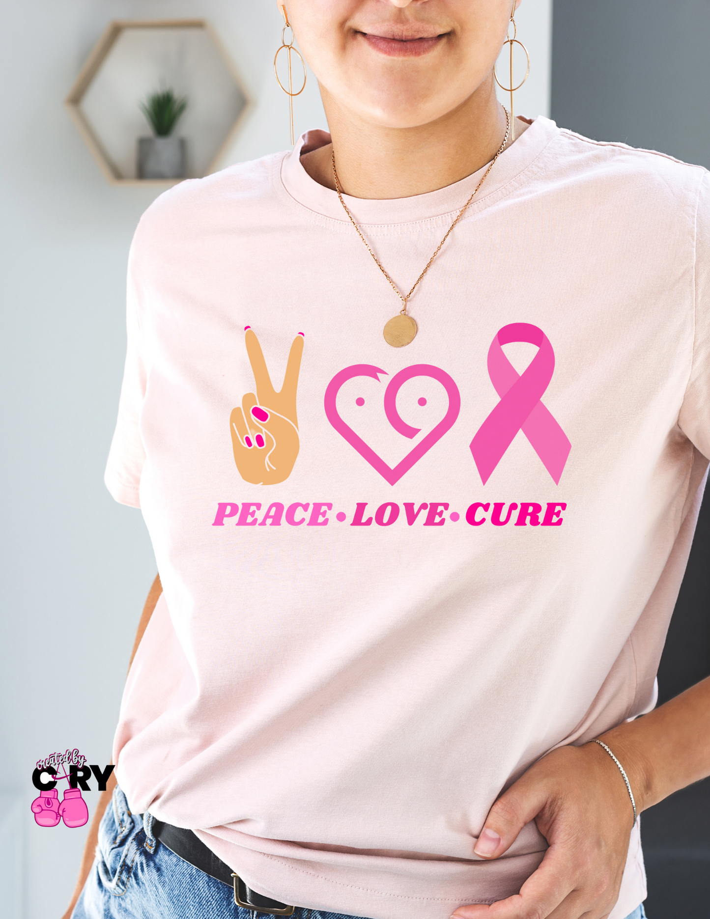 PEACE LOVE CURE T-Shirt