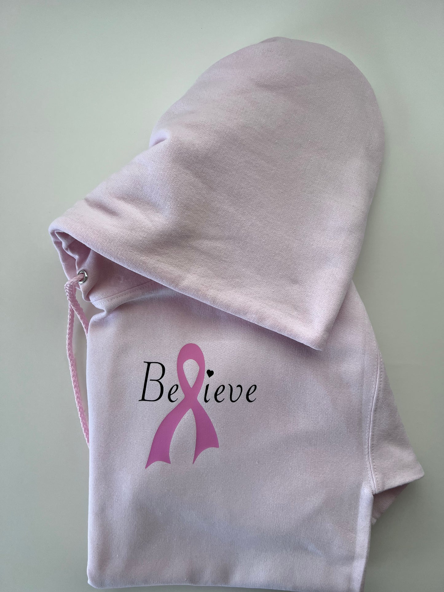 BELIEVE  breast cancer unisex hoodie
