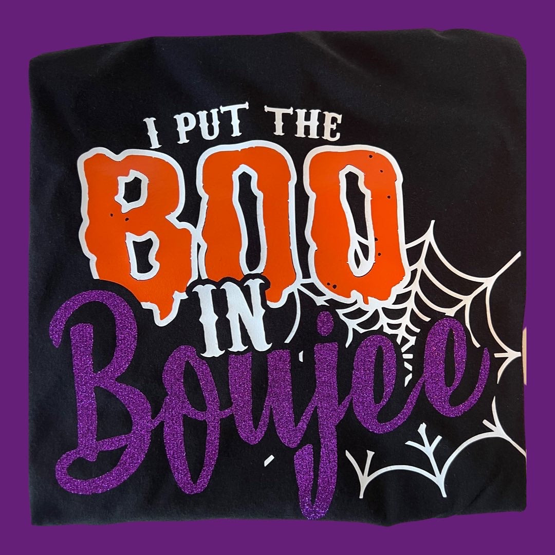 I Put the Boo in Boujee Halloween shirt